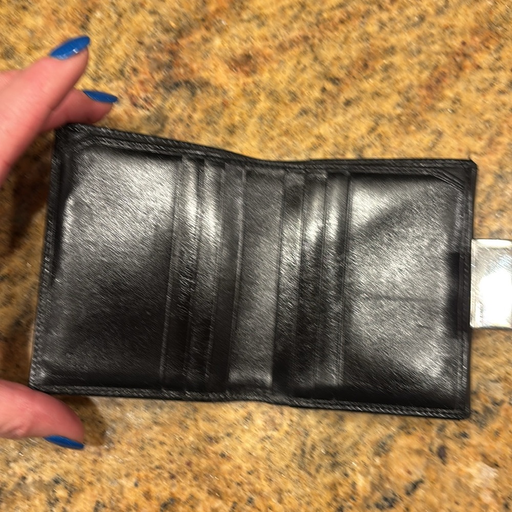 Vintage Gucci Unisex canvas and calf leather wallet with dust bag - Picture 8 of 10